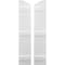 Ekena Millwork Americraft 3-Board (3 Batten) Wood Joined Board-n-Batten Shutters w/Ellipt Top, ARW401BE311X77WHH, PR ARW401BE311X77WHH - alternate 1